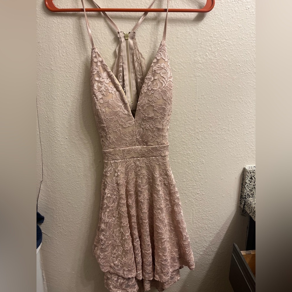 Rose gold Windsor dress